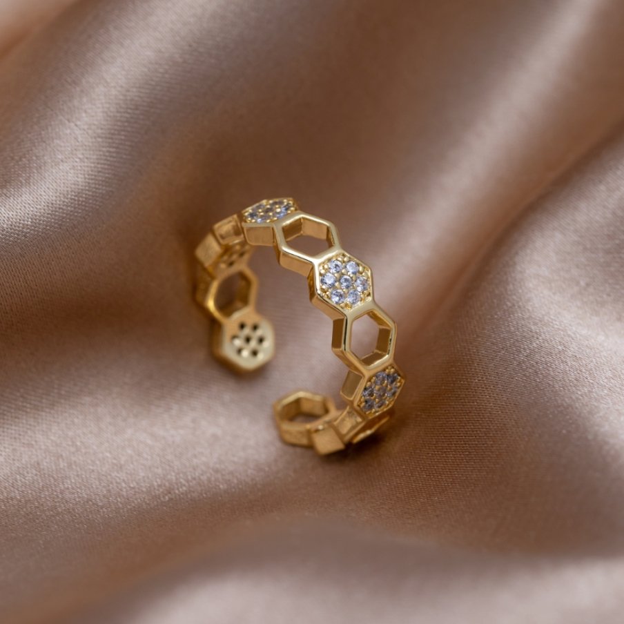 Alina Honeycomb Ring - NAVALLIRing