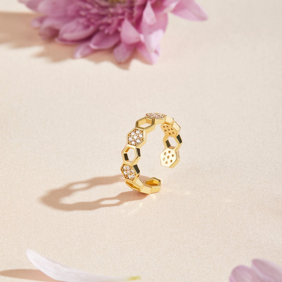 Alina Honeycomb Ring - NAVALLIRing