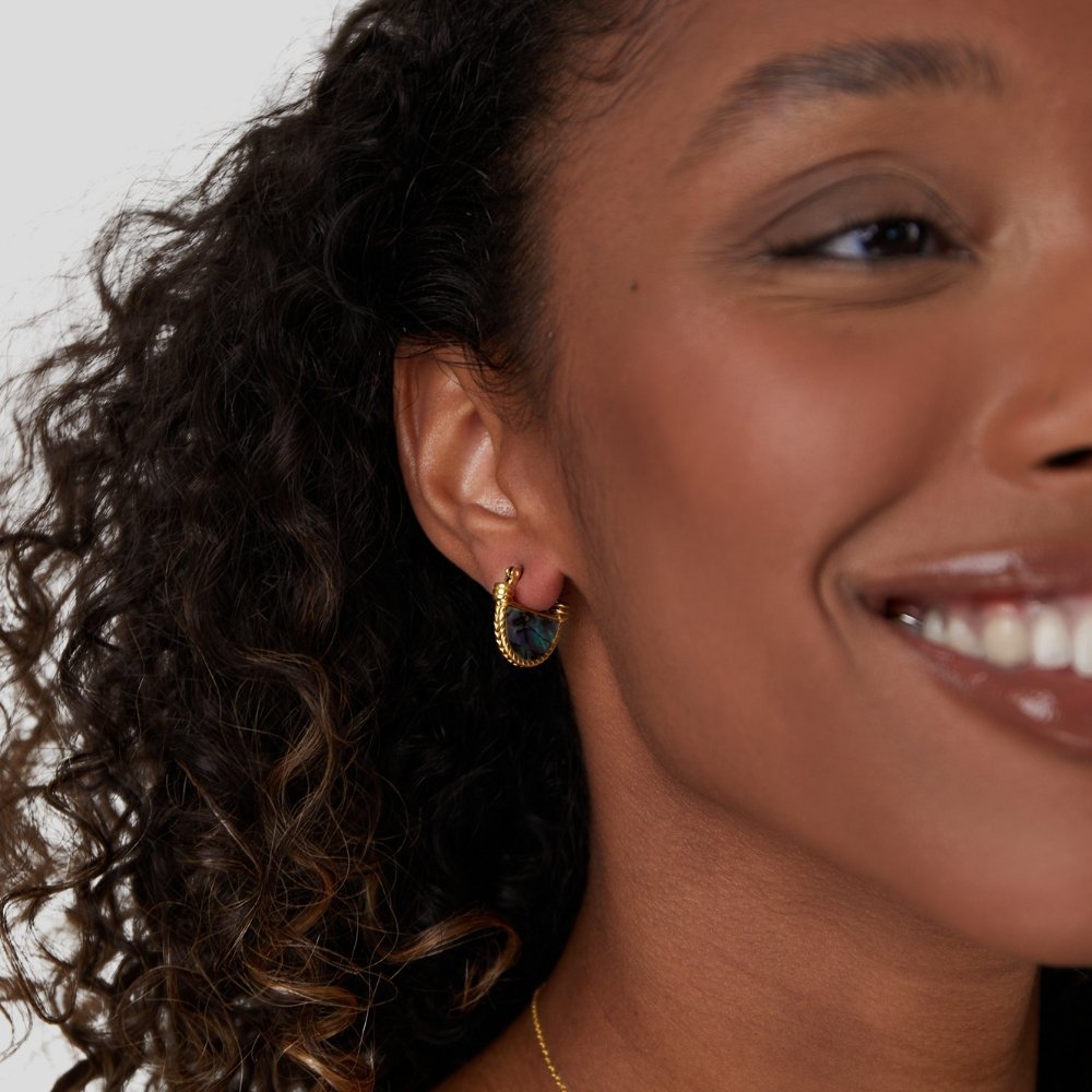Amalfi Turquoise Shell Earrings - My StoreEarrings