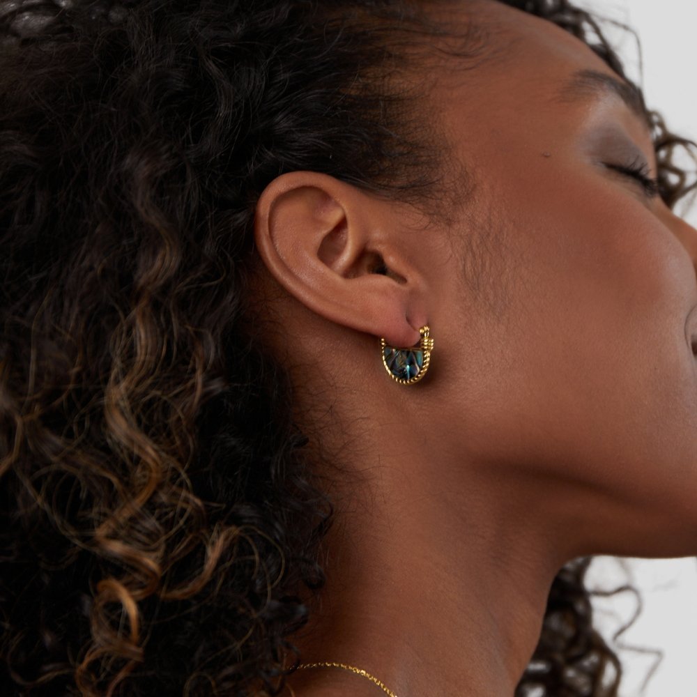 Amalfi Turquoise Shell Earrings - My StoreEarrings