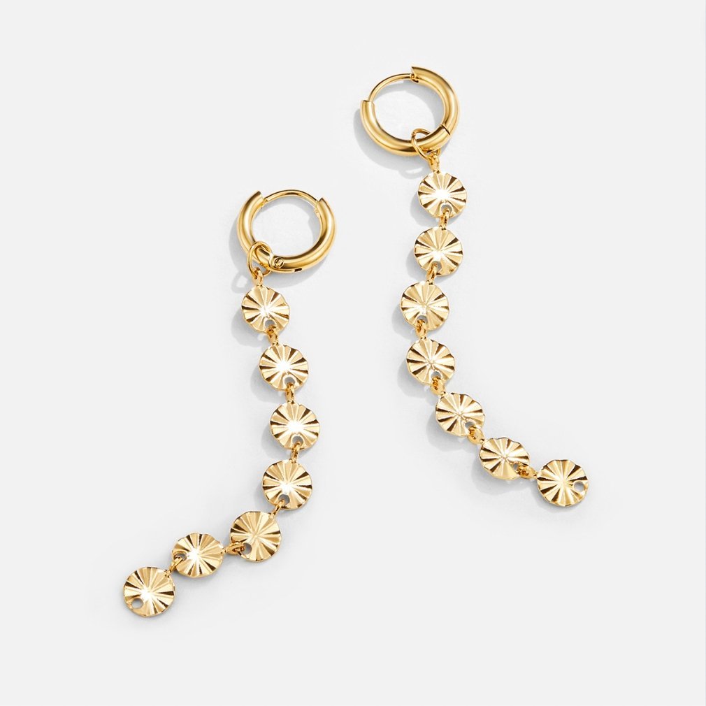 Amari 18K Gold Disc Earrings - My StoreEarrings