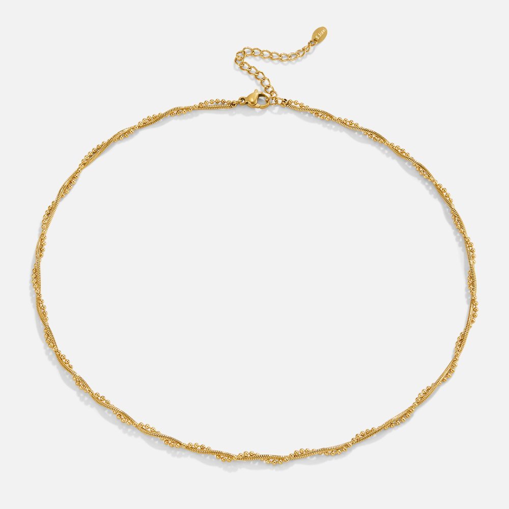 Amaya Twisted Gold Necklace - My StoreNecklace