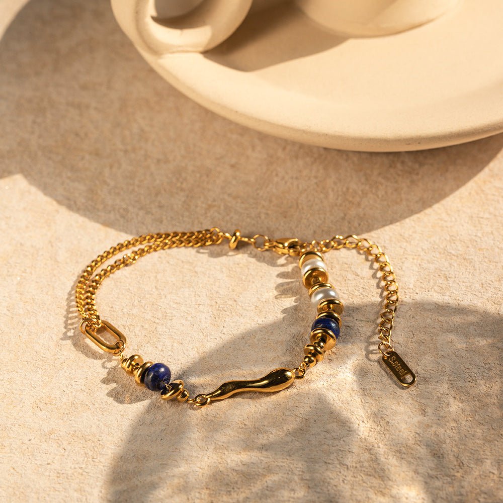 Bria Layered Pearl Bracelet - NAVALLI