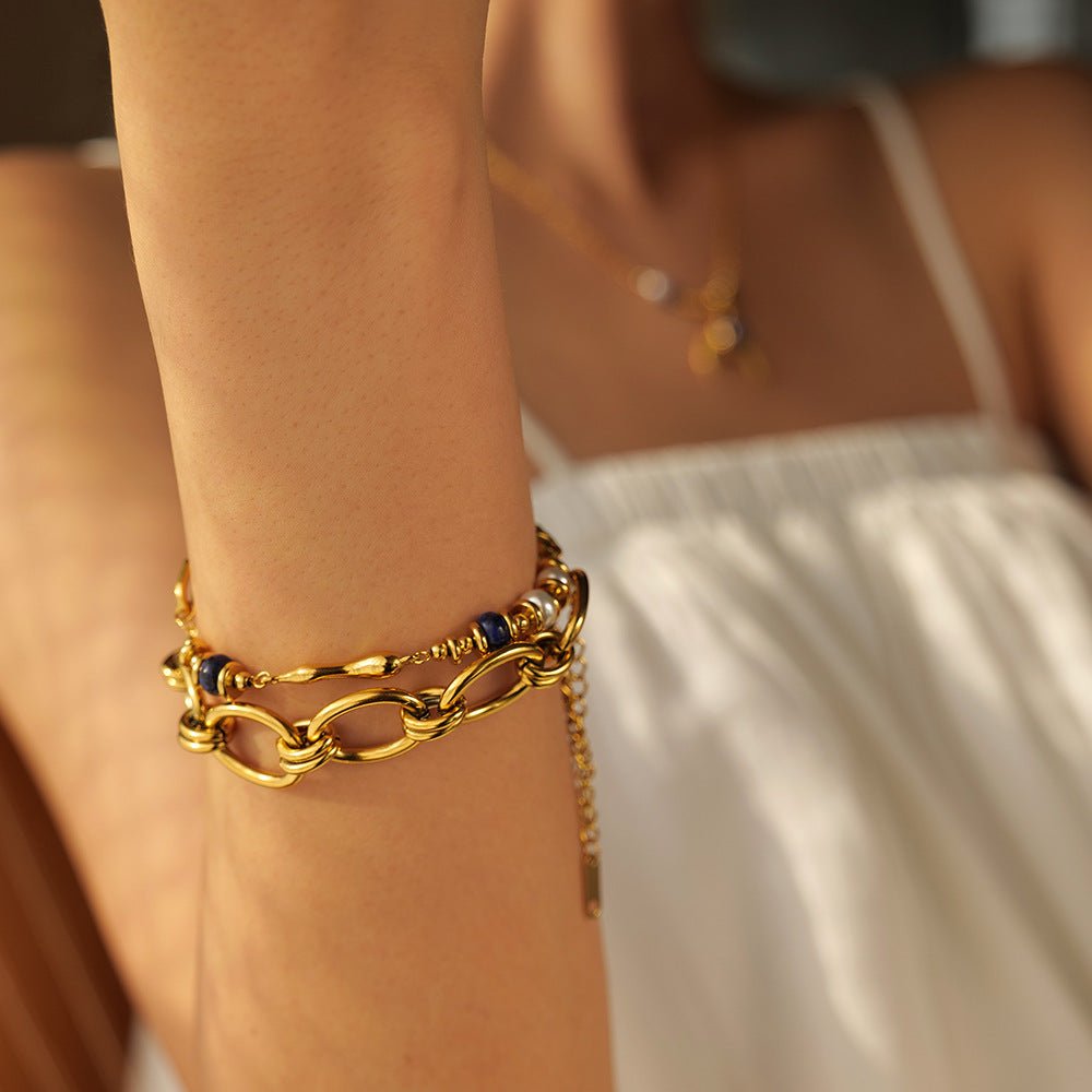 Bria Layered Pearl Bracelet - NAVALLI
