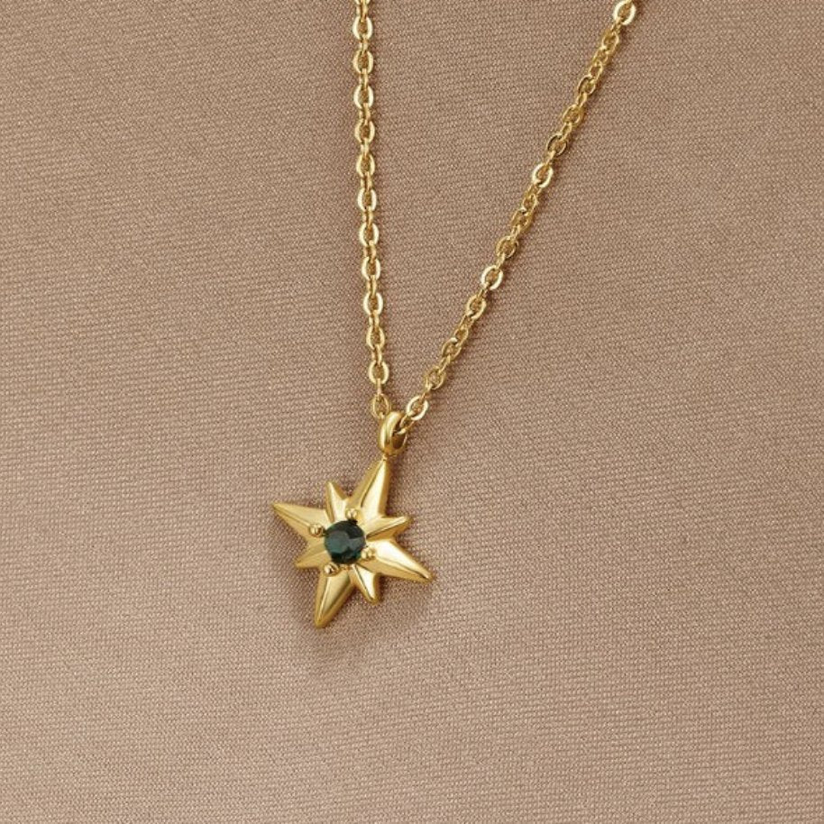 Celestial Emerald Necklace - NAVALLINecklace