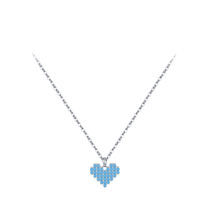 Chiara Silver Pendant Necklace - NAVALLI