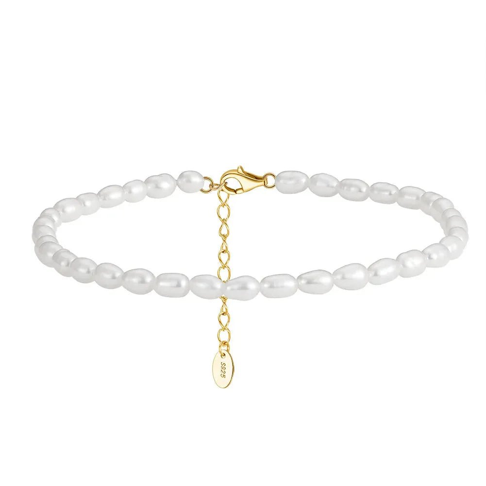 Clara Classic Pearl Anklet - NAVALLIAnklet