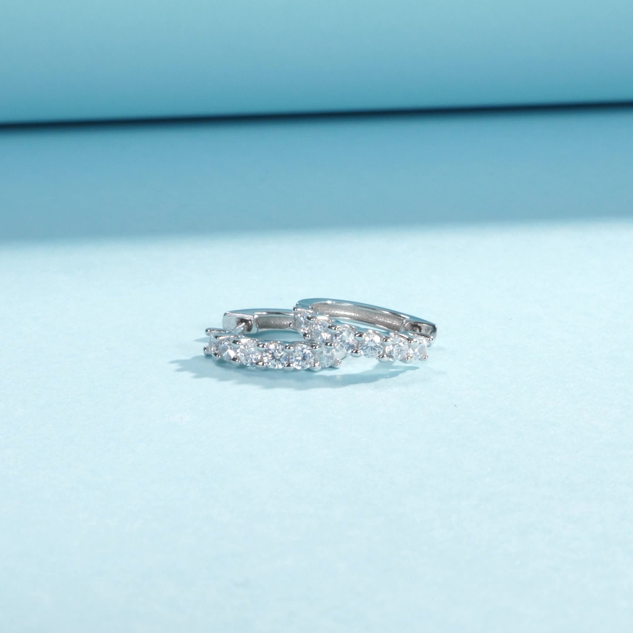 Clara Silver Hoop Earrings - NAVALLI