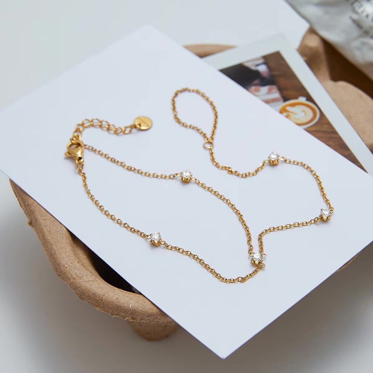 Dahlia Diamond Hand Chain - NAVALLI
