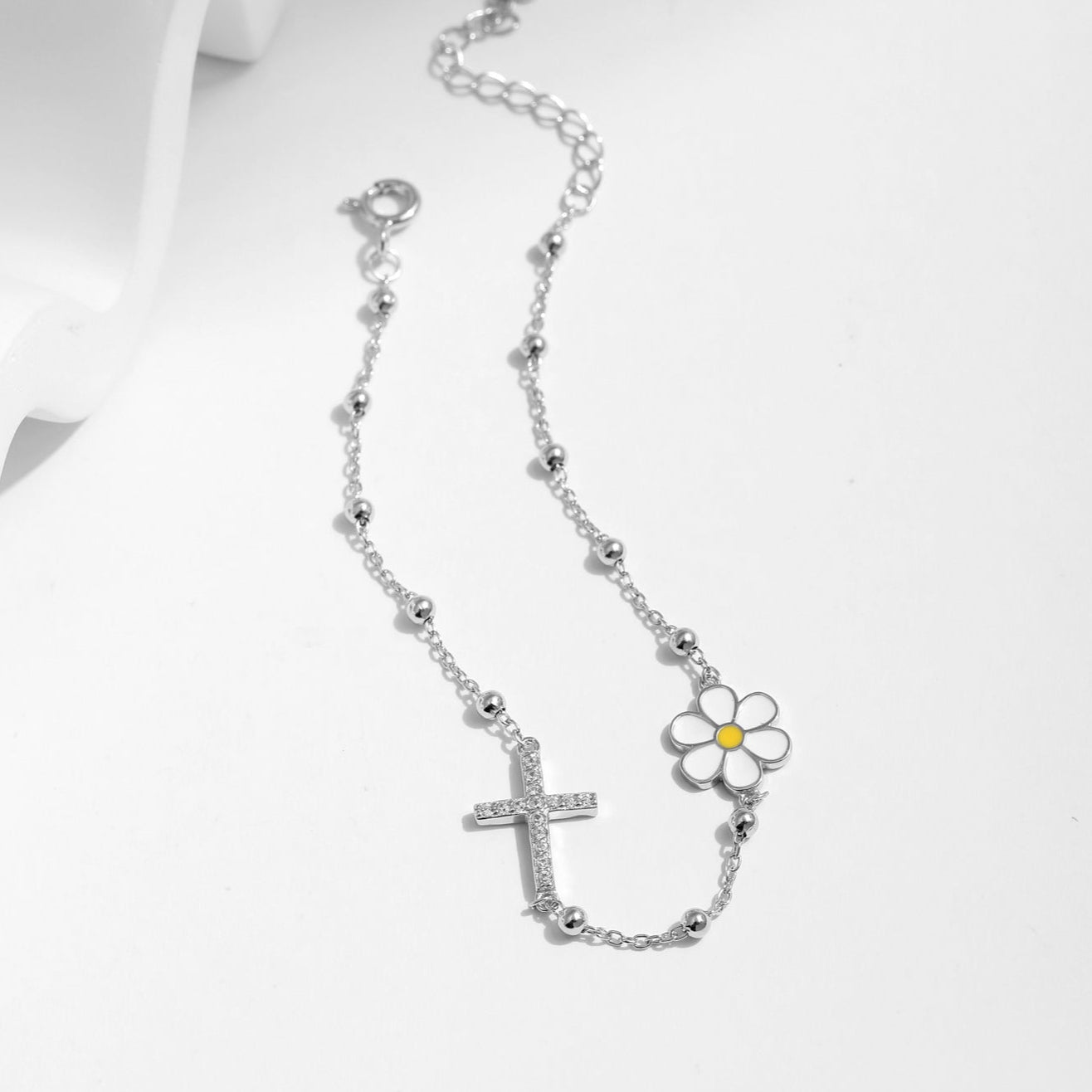 Daisy Cross Bracelet - NAVALLIBracelet