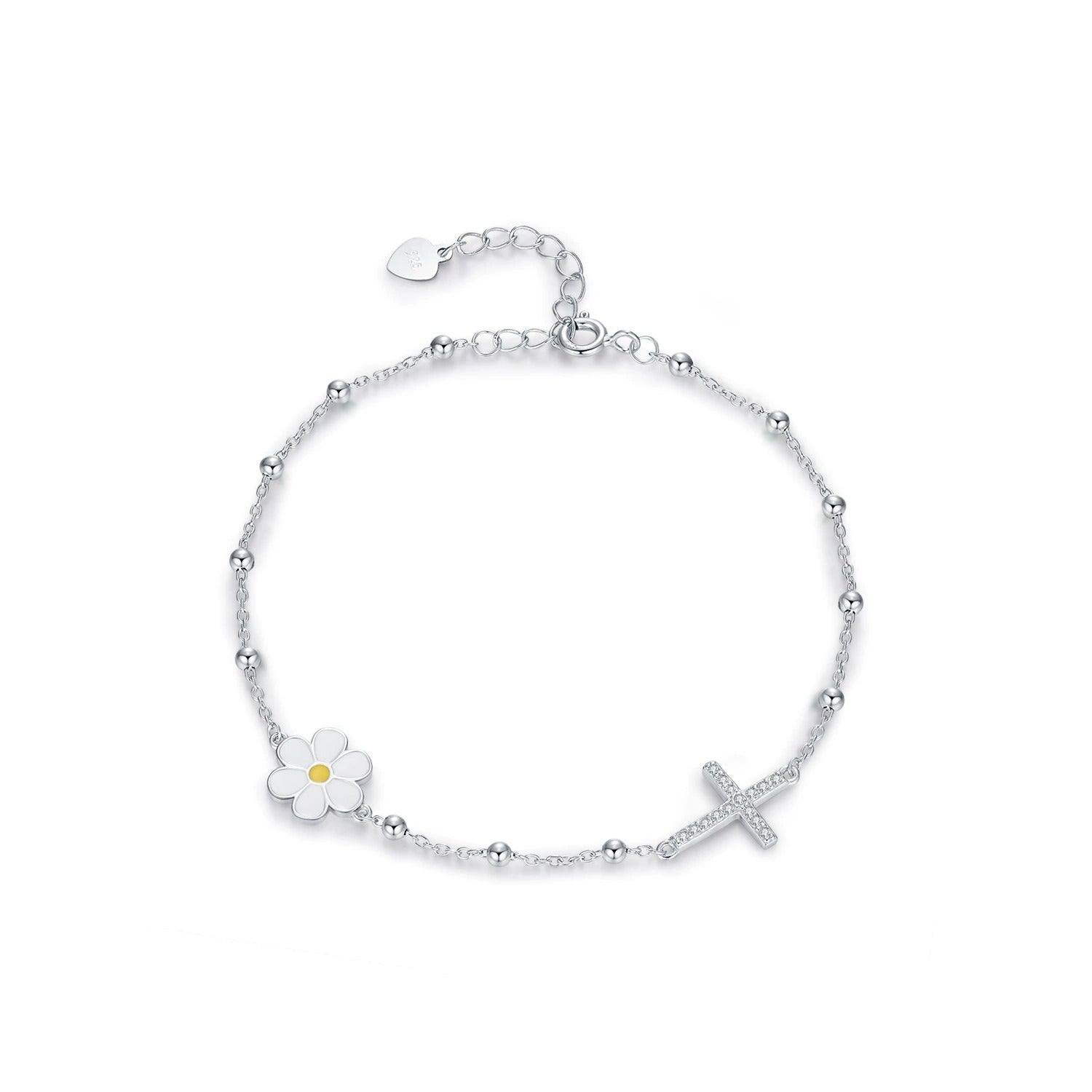 Daisy Cross Bracelet - NAVALLIBracelet