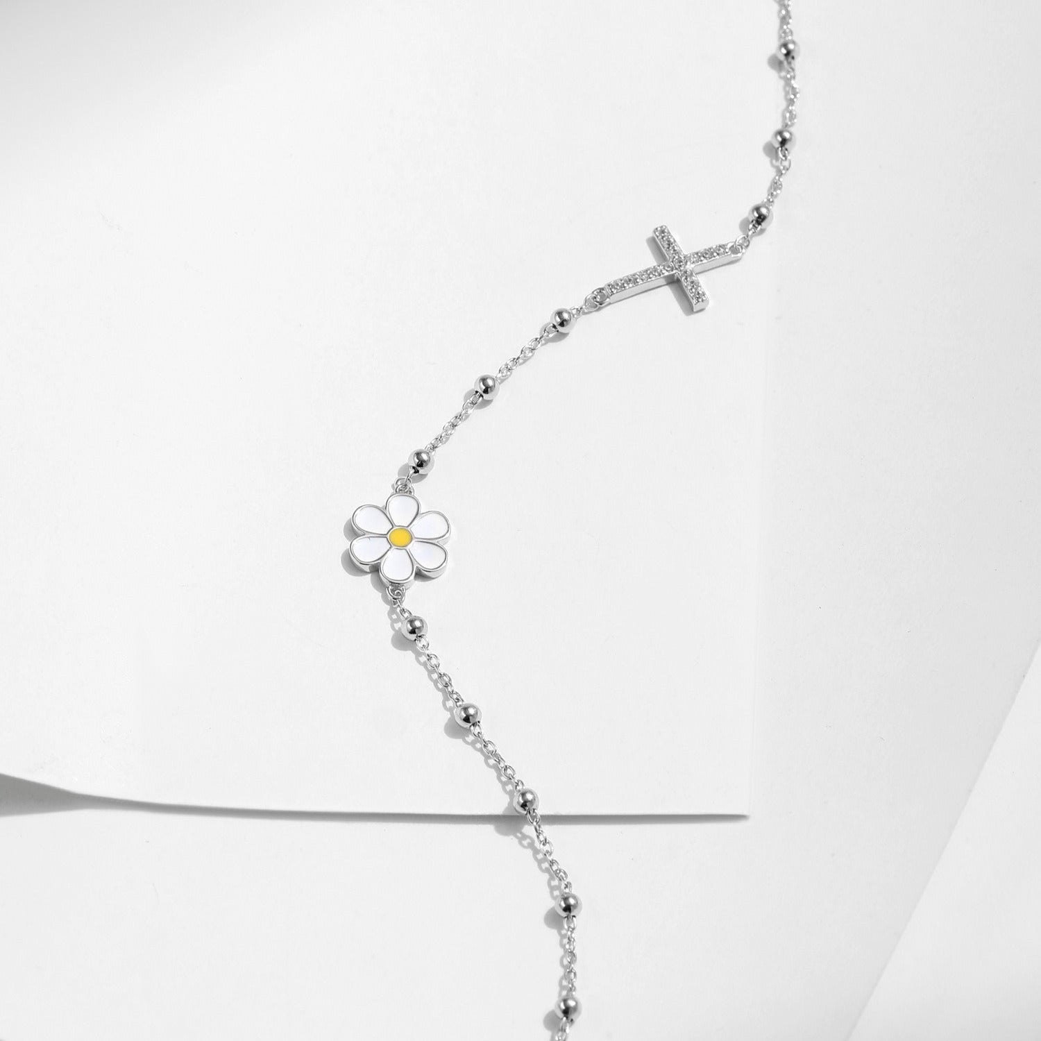 Daisy Cross Bracelet - NAVALLIBracelet