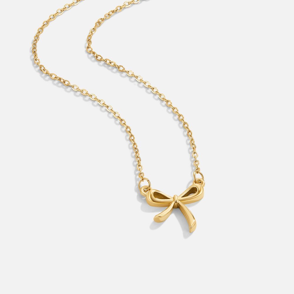 Elegant Bow Necklace - NAVALLINecklace