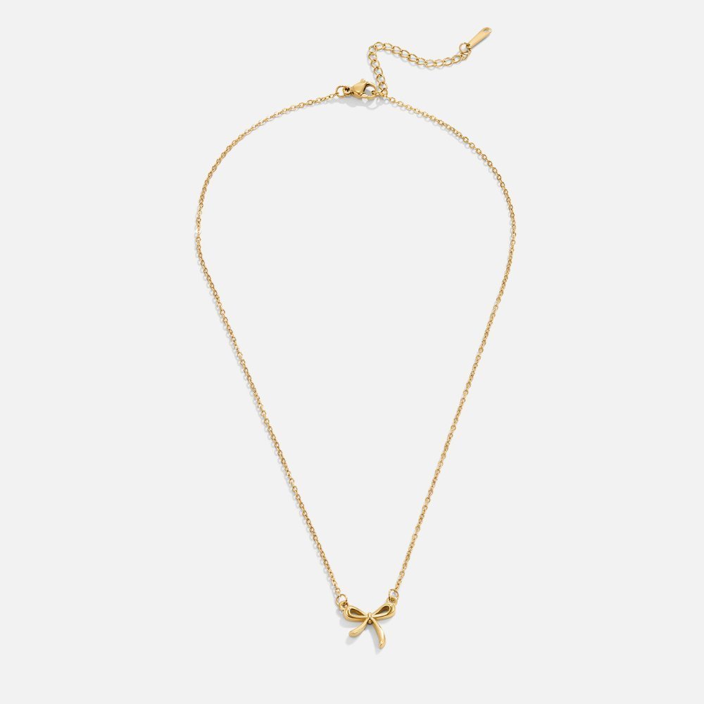Elegant Bow Necklace - NAVALLINecklace