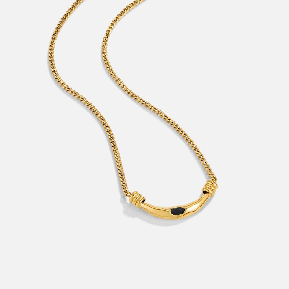 Elise Black Onyx Necklace - My StoreNecklace