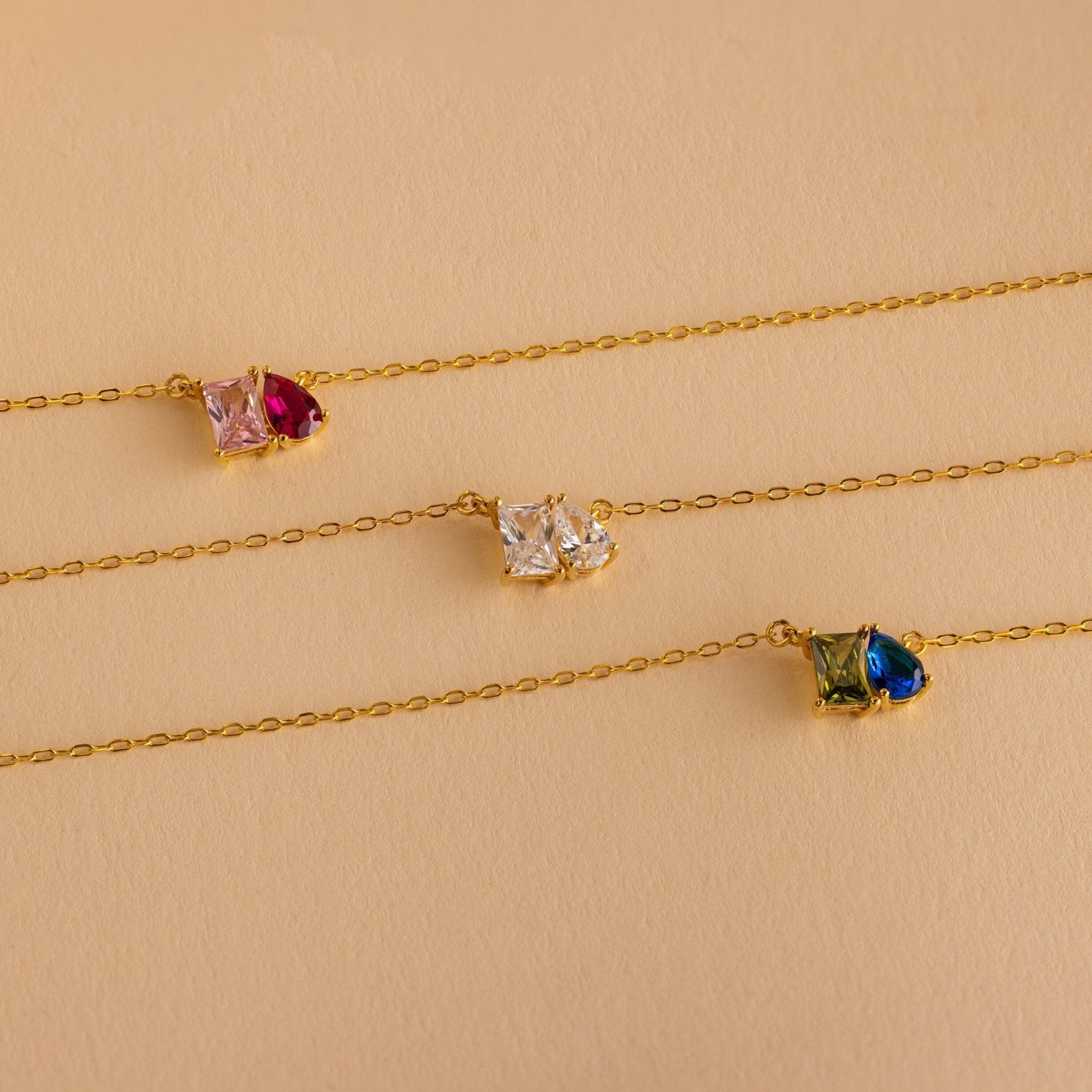 Elysia Birthstone Necklace - NAVALLINecklaces
