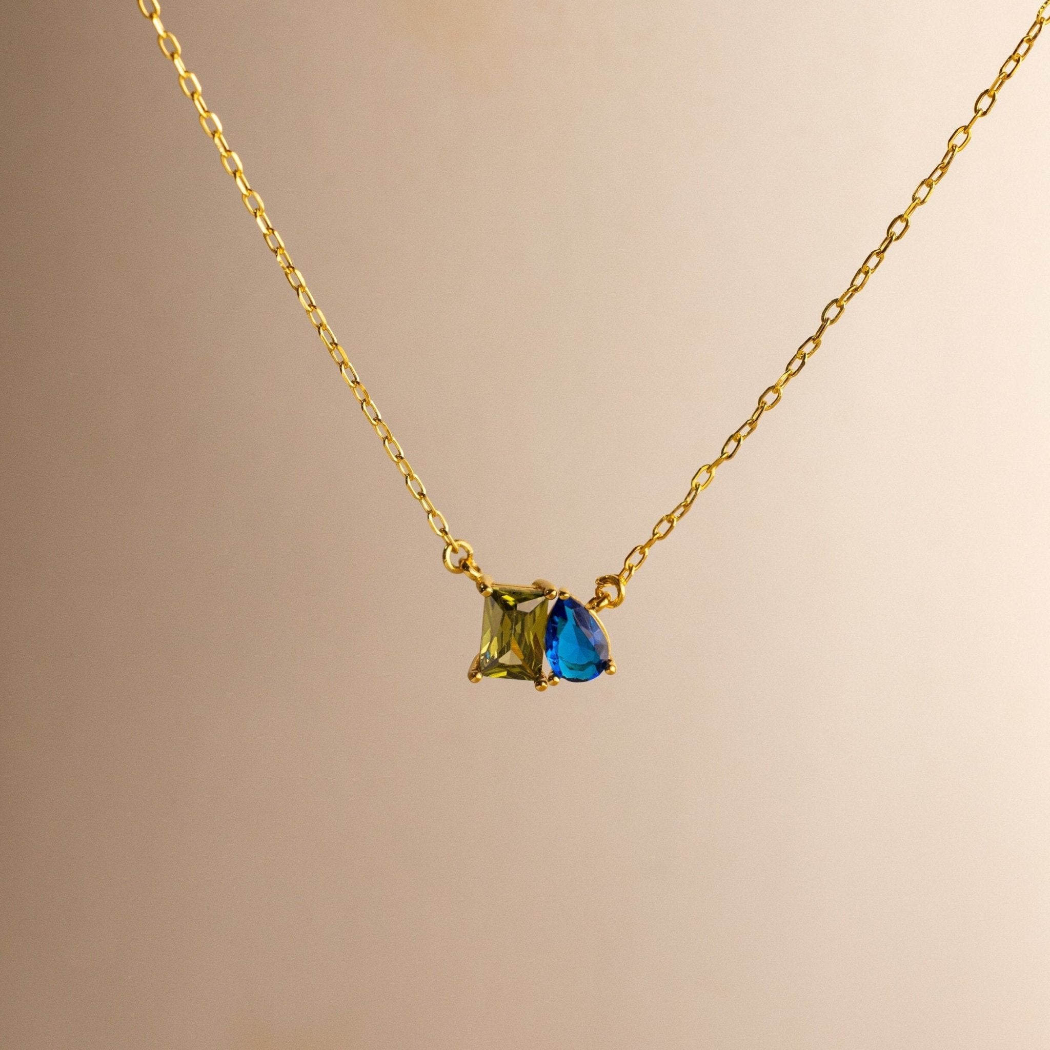 Elysia Birthstone Necklace - NAVALLINecklaces
