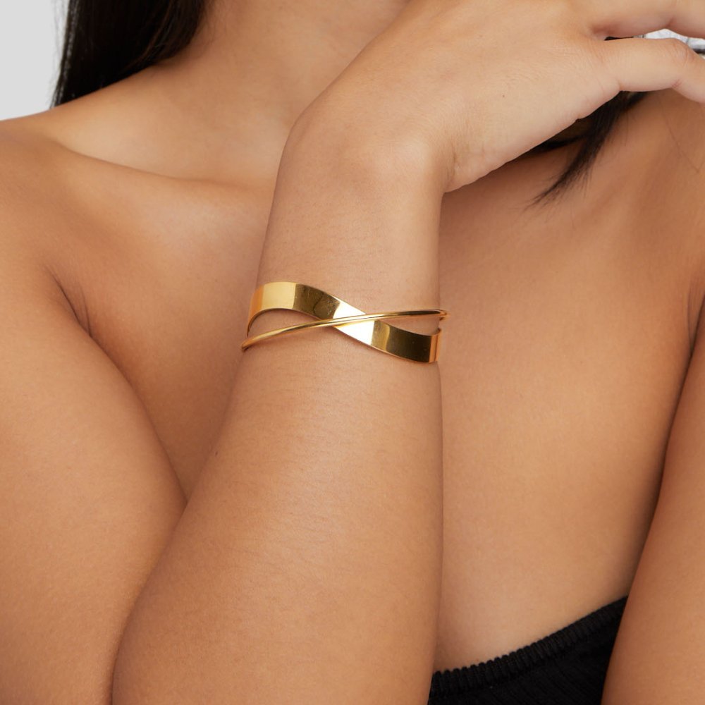 Eve Gold Bangle - My StoreBracelet