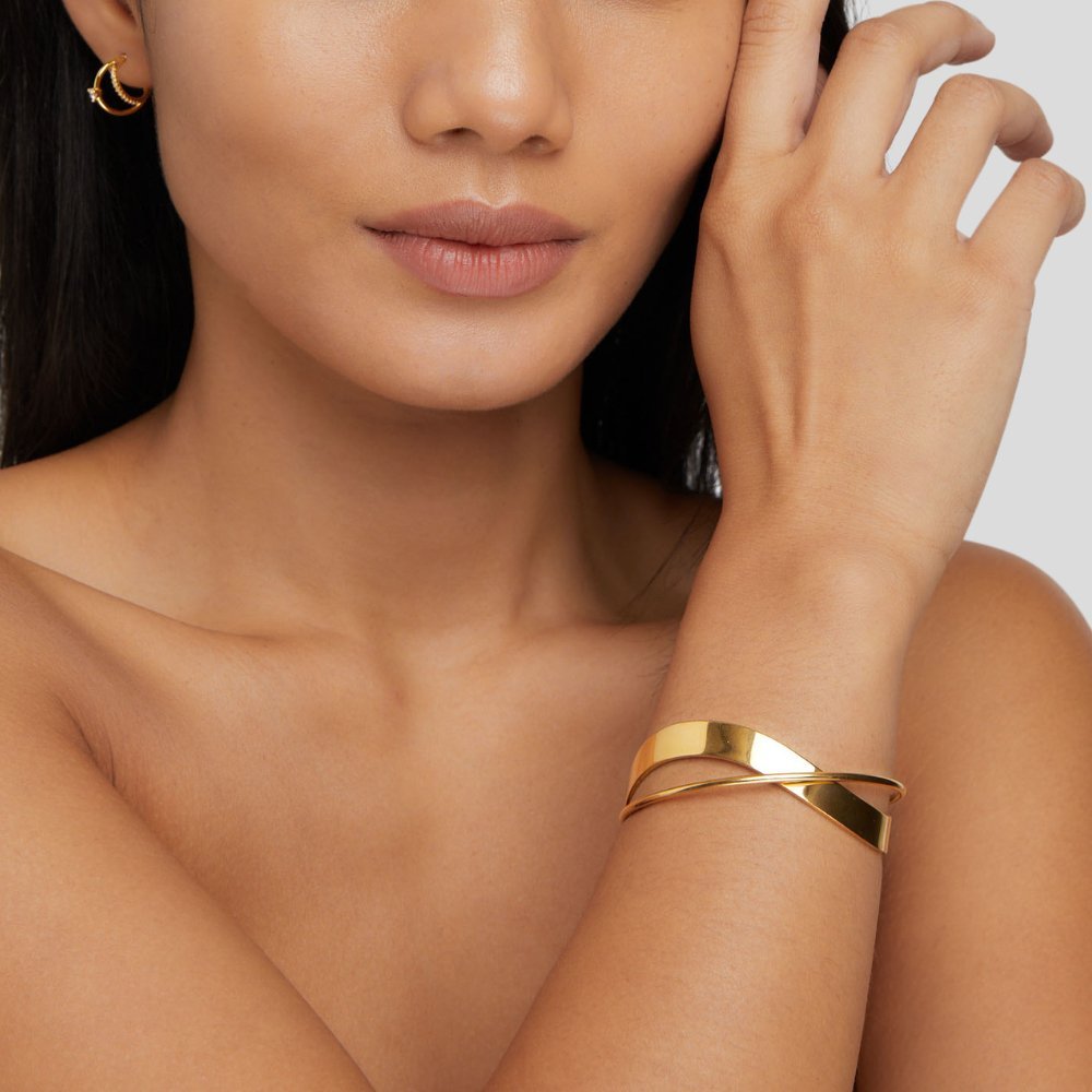 Eve Gold Bangle - My StoreBracelet
