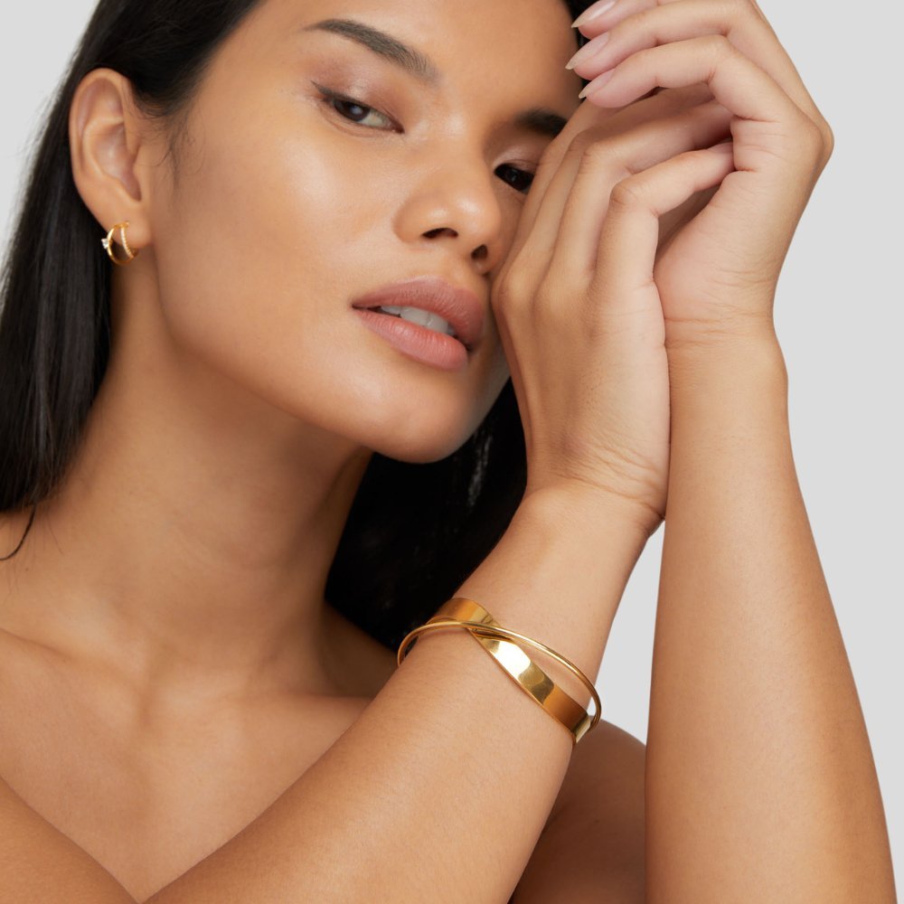 Eve Gold Bangle - My StoreBracelet