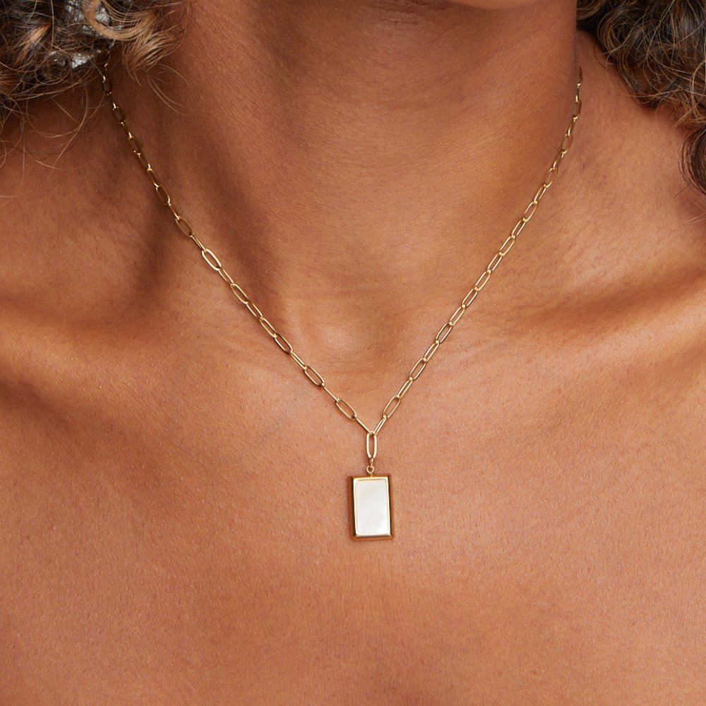 Freya Shell Gold Necklace - My StoreNecklace