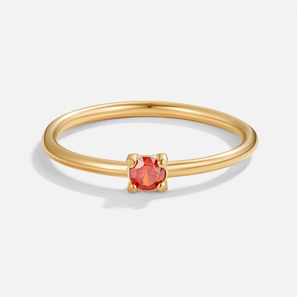 Ruby July Birthstone Ring