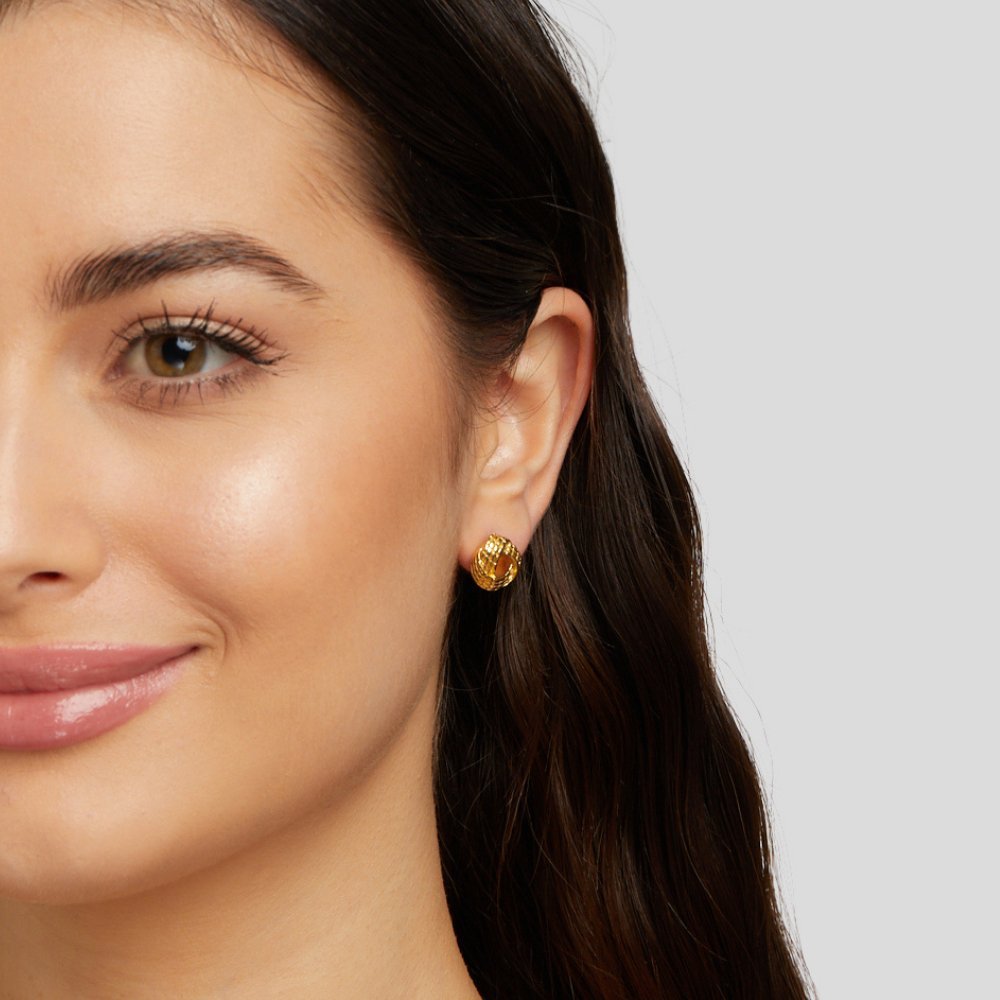 Knotted Twist Gold Earrings - My StoreEarrings