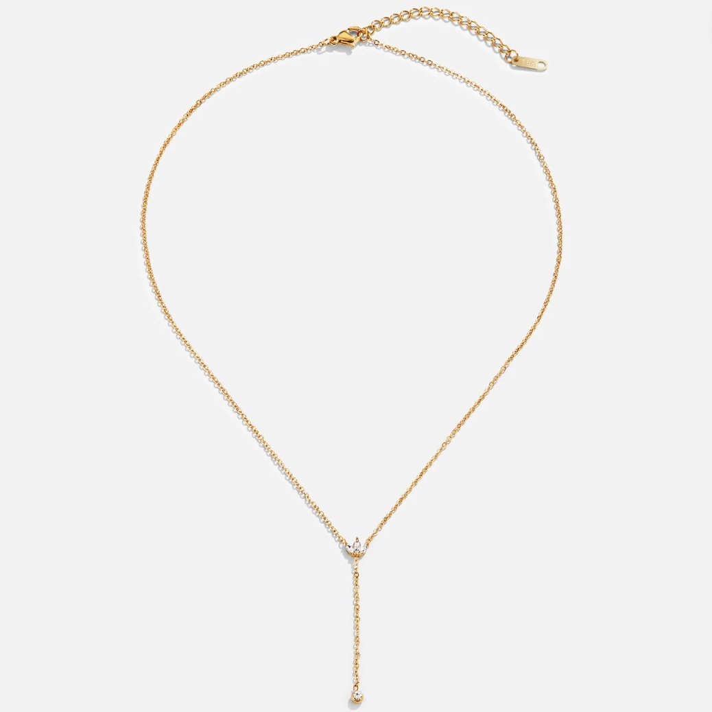 Lariat Crystal Drop Necklace - My StoreNecklace