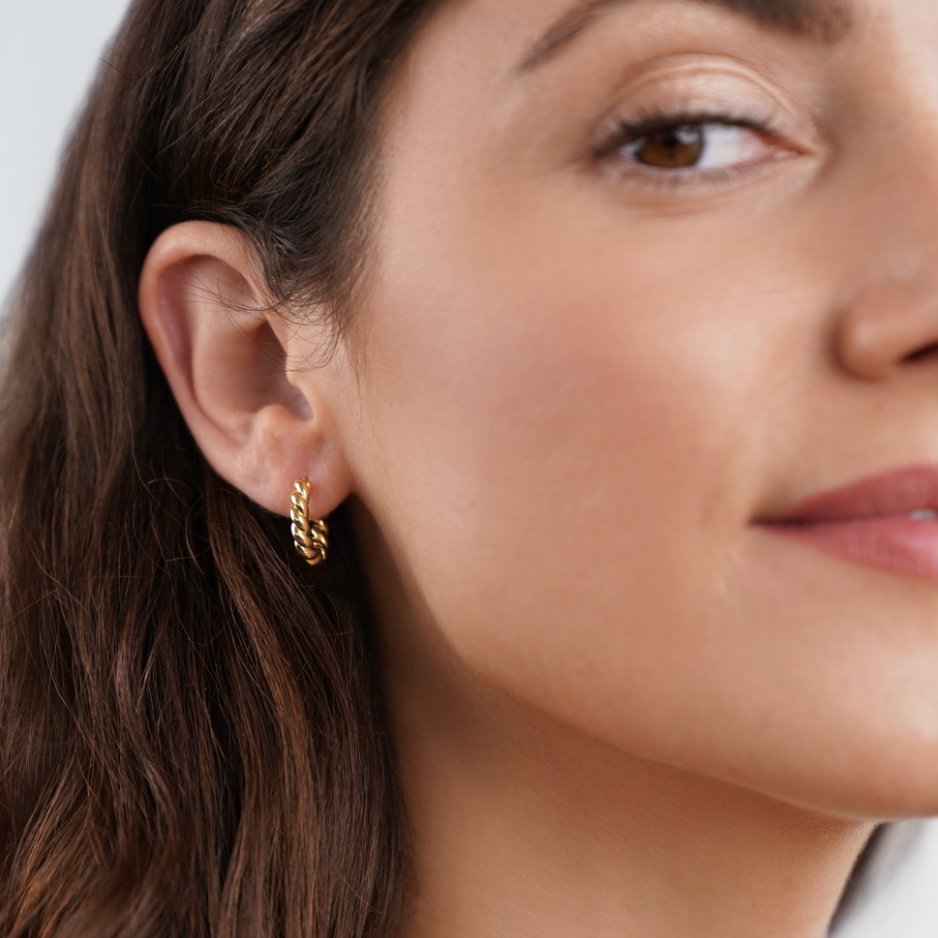 Layla Gold Twist Earrings - My StoreEarrings
