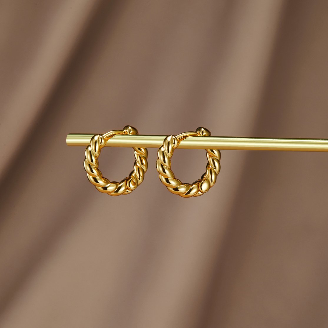 Layla Gold Twist Earrings - My StoreEarrings