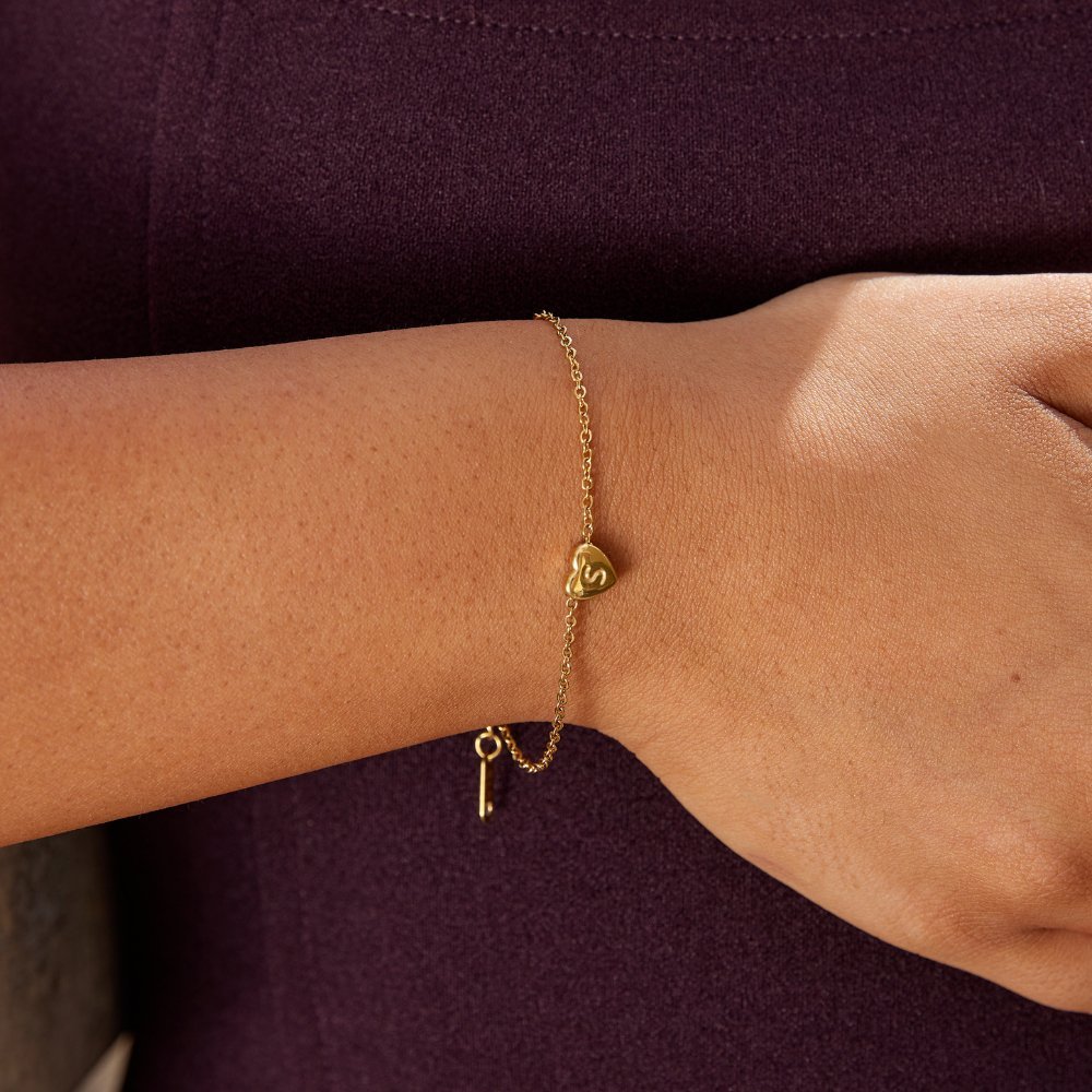 Letter Heart Bracelet - My StoreBracelet