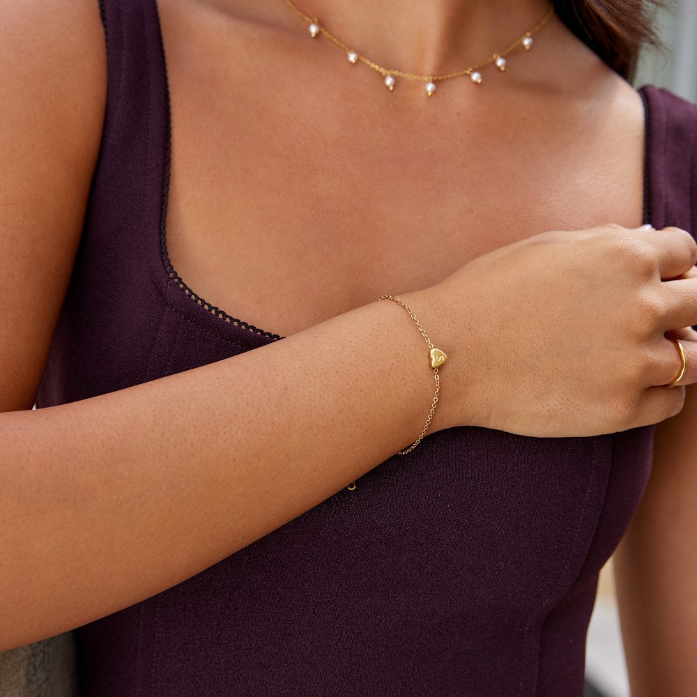 Letter Heart Bracelet - My StoreBracelet