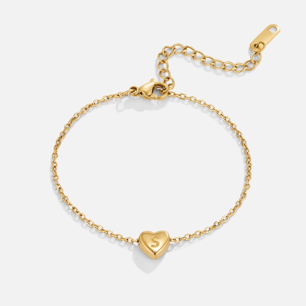 Letter Heart Bracelet - My StoreBracelet