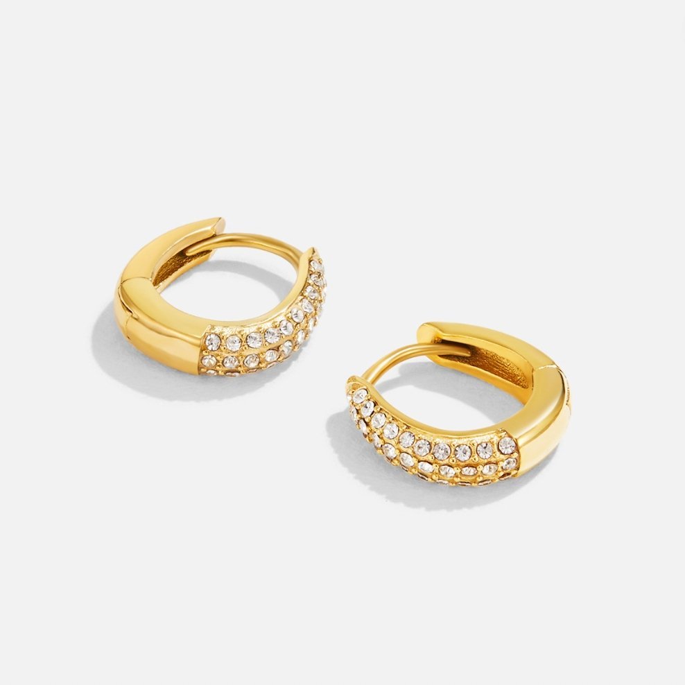 Lily Crystal Hoop Earrings - My StoreEarrings