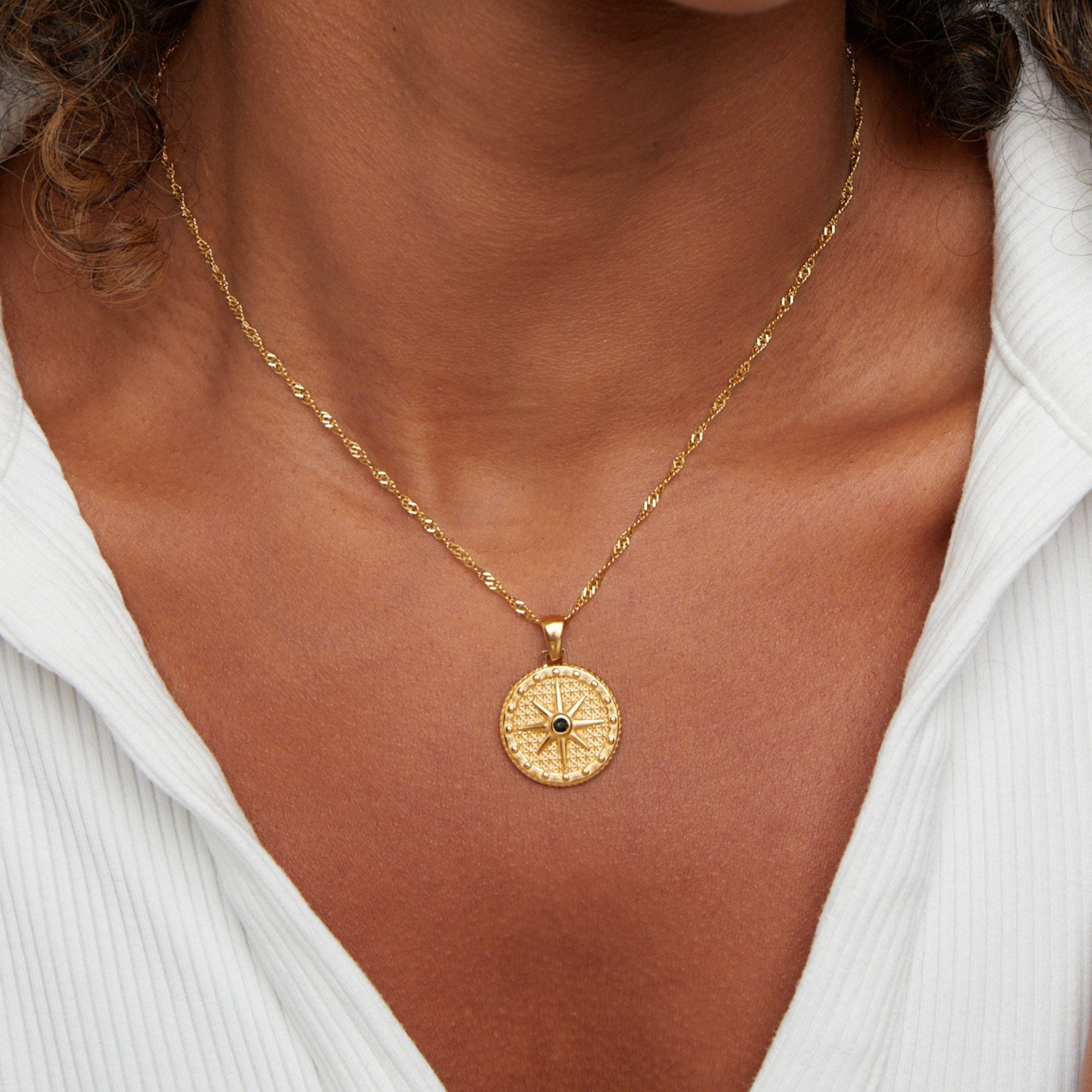Lyanna Gold Necklace - NAVALLINecklace