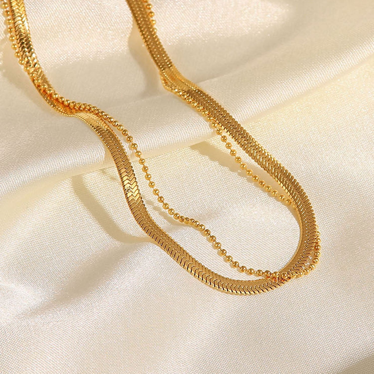 Lyra Bold Gold Anklet - NAVALLI