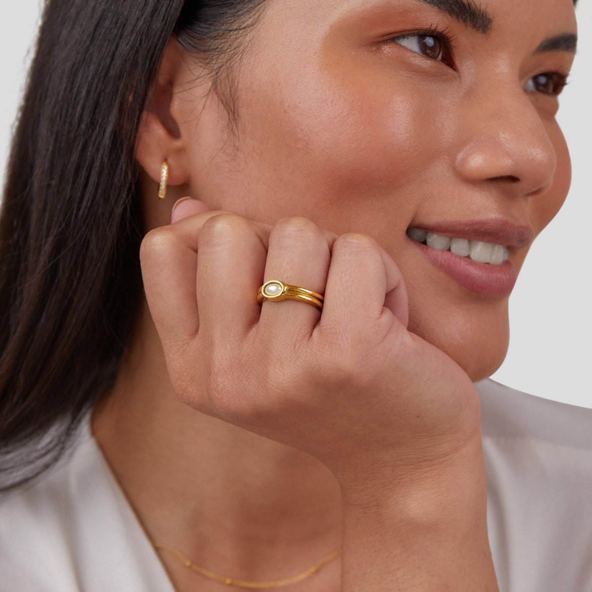 Lyra Pearl Ring - NAVALLIRing