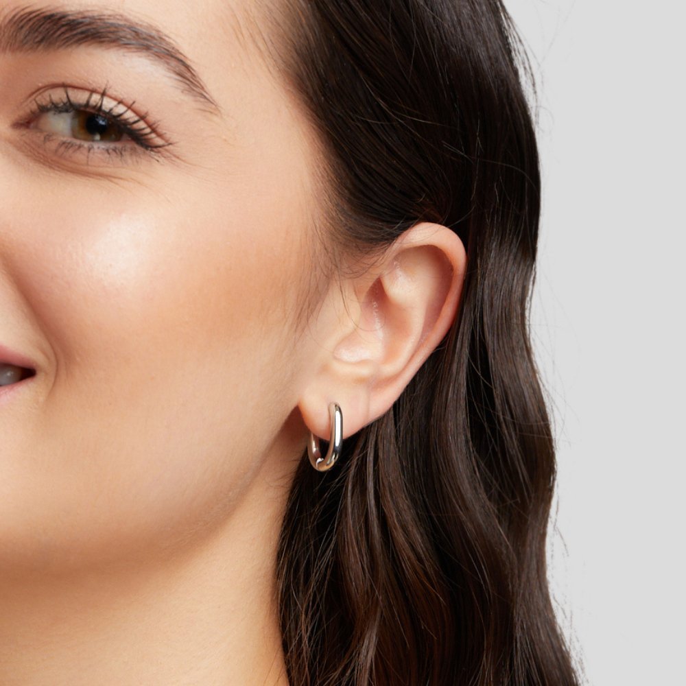Madison Silver Hoop Earrings - My StoreEarrings