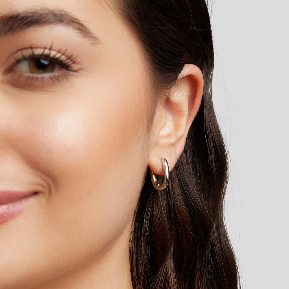 Madison Silver Hoop Earrings - My StoreEarrings
