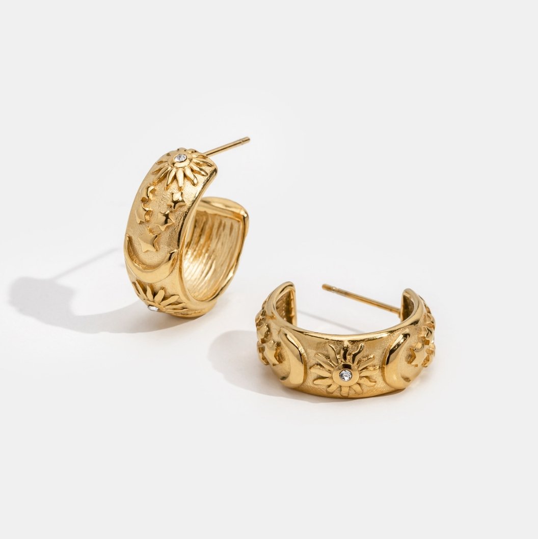 Nova Orbit Hoops - NAVALLIEarrings