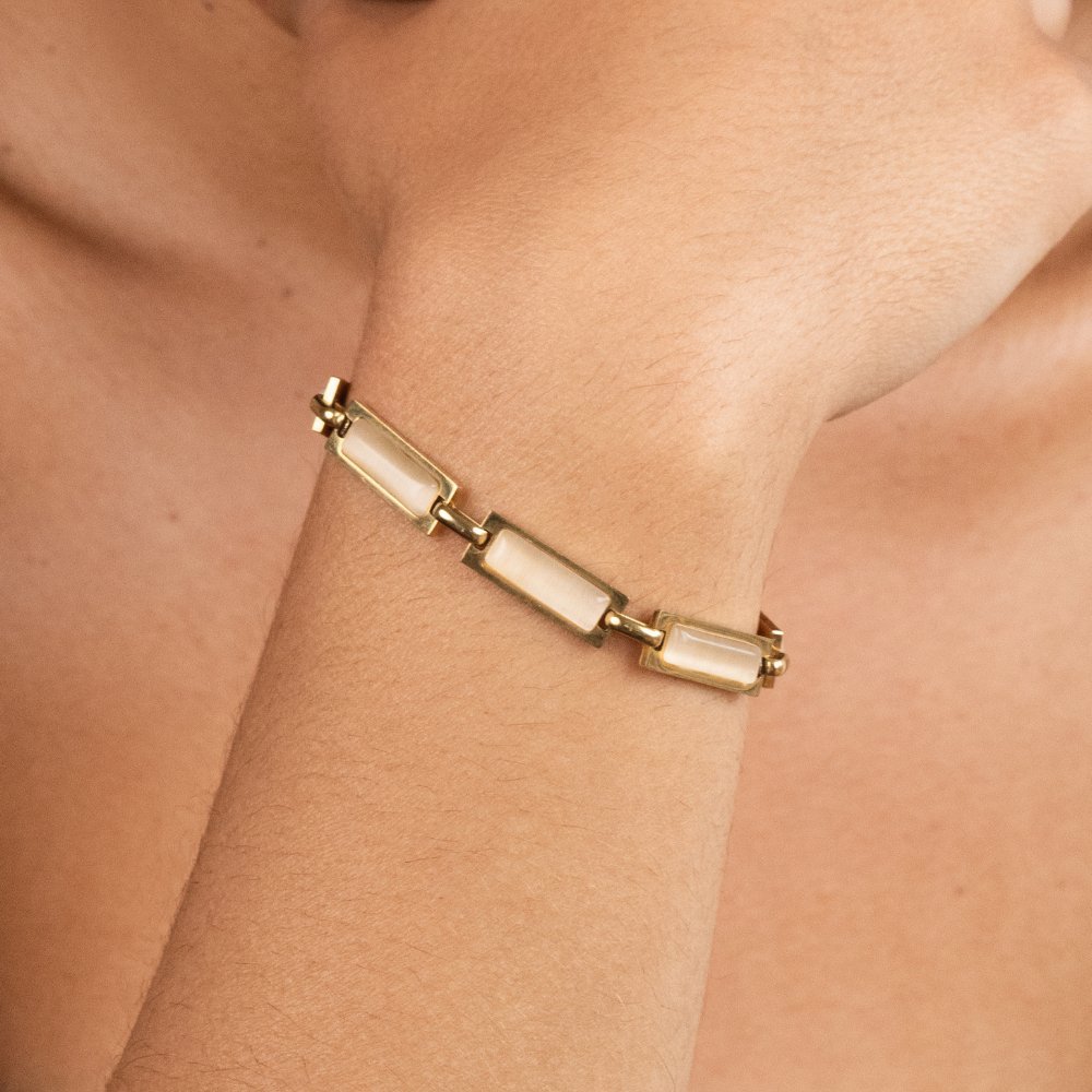 Opal Gold Baguette Bracelet - My StoreBracelet