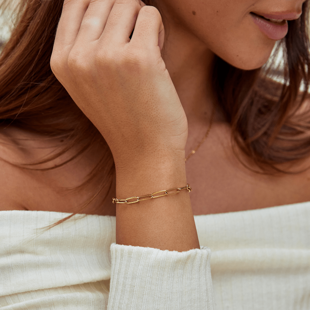 Paperclip Gold Bracelet - My StoreBracelet
