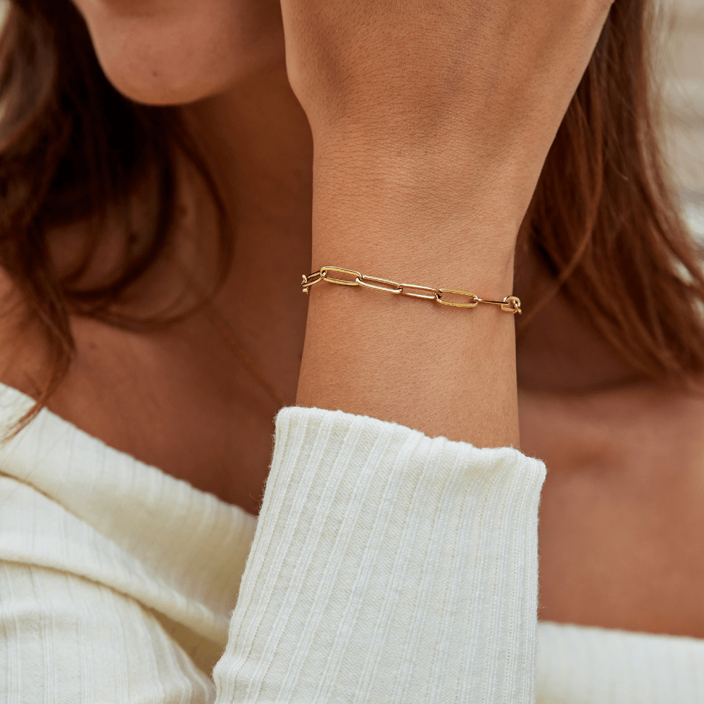 Paperclip Gold Bracelet - My StoreBracelet