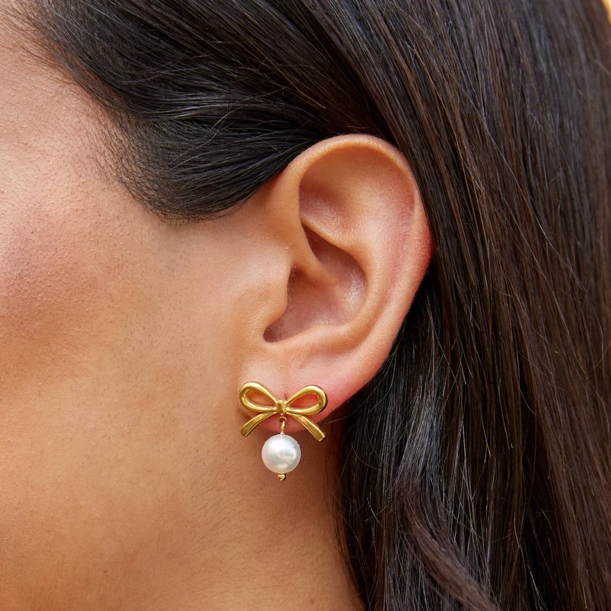 Rina Pearl Earrings - NAVALLIEarrings