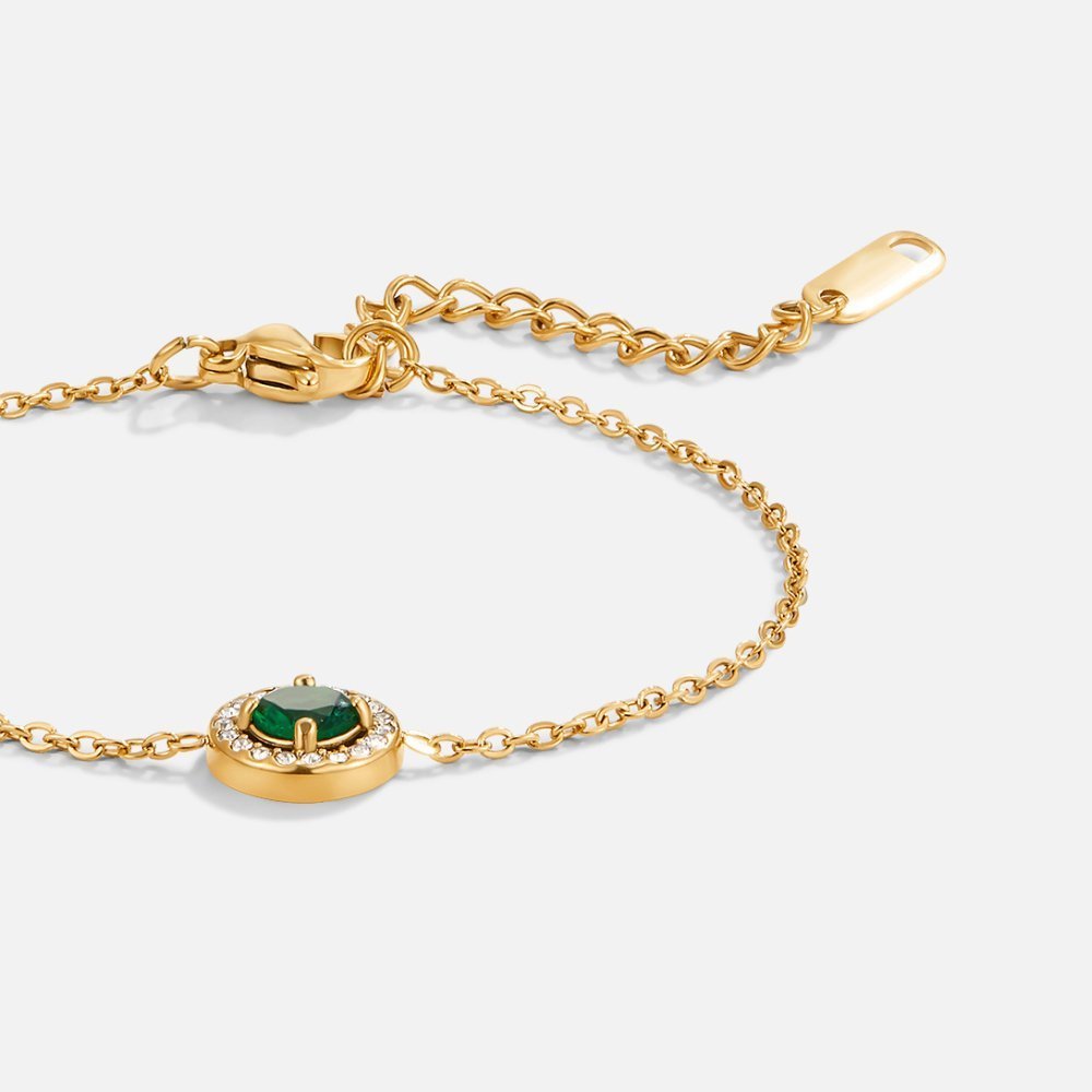 Sylvia Emerald Crystal Bracelet - NAVALLIBracelet