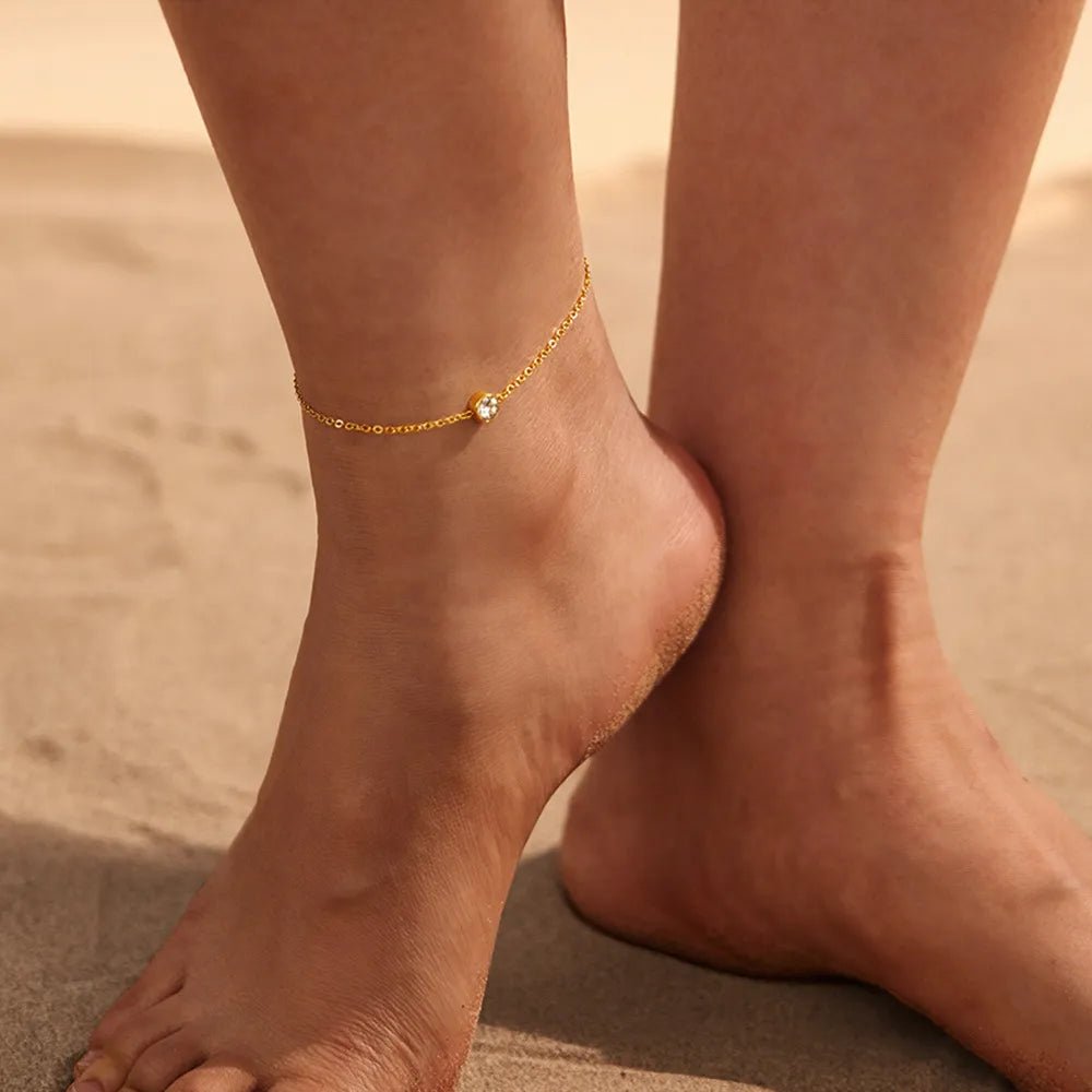 Sylvie Glimmer Anklet - NAVALLIAnklet