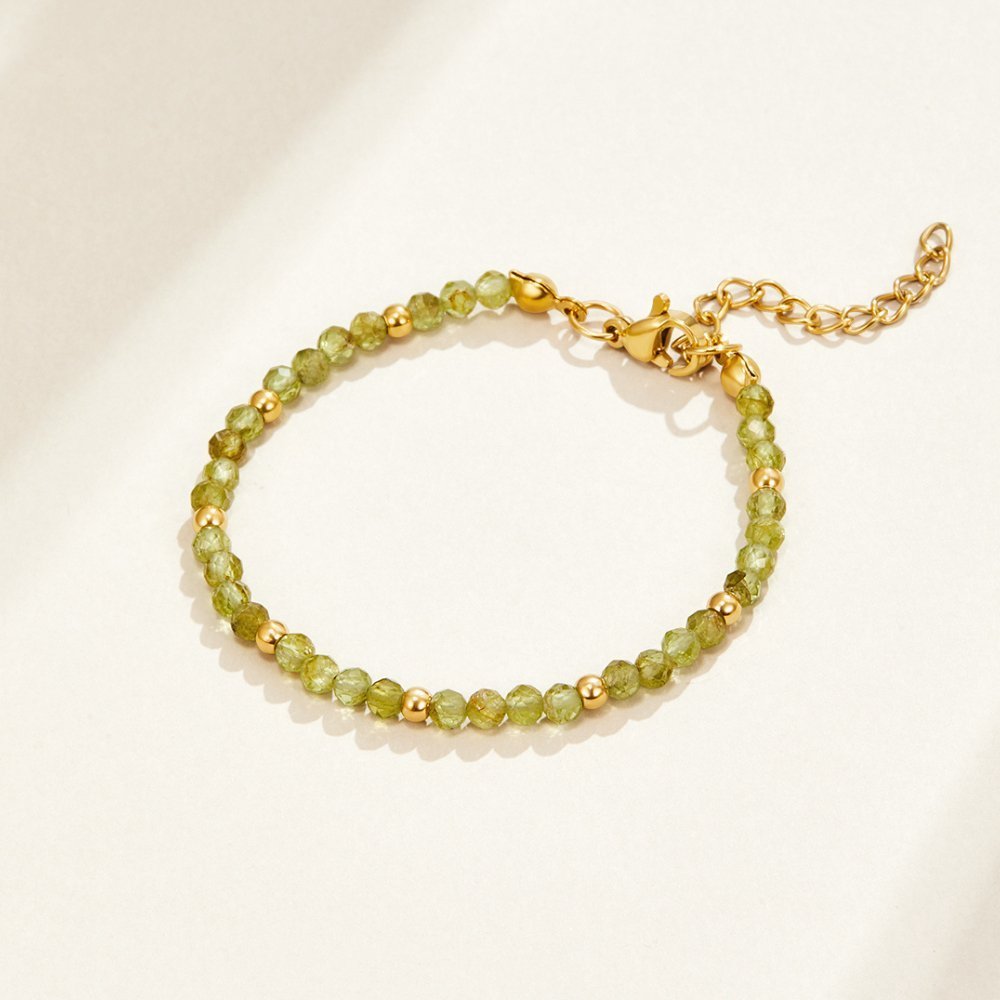 Sylvie Peridot Bead Bracelet - NAVALLIBracelet