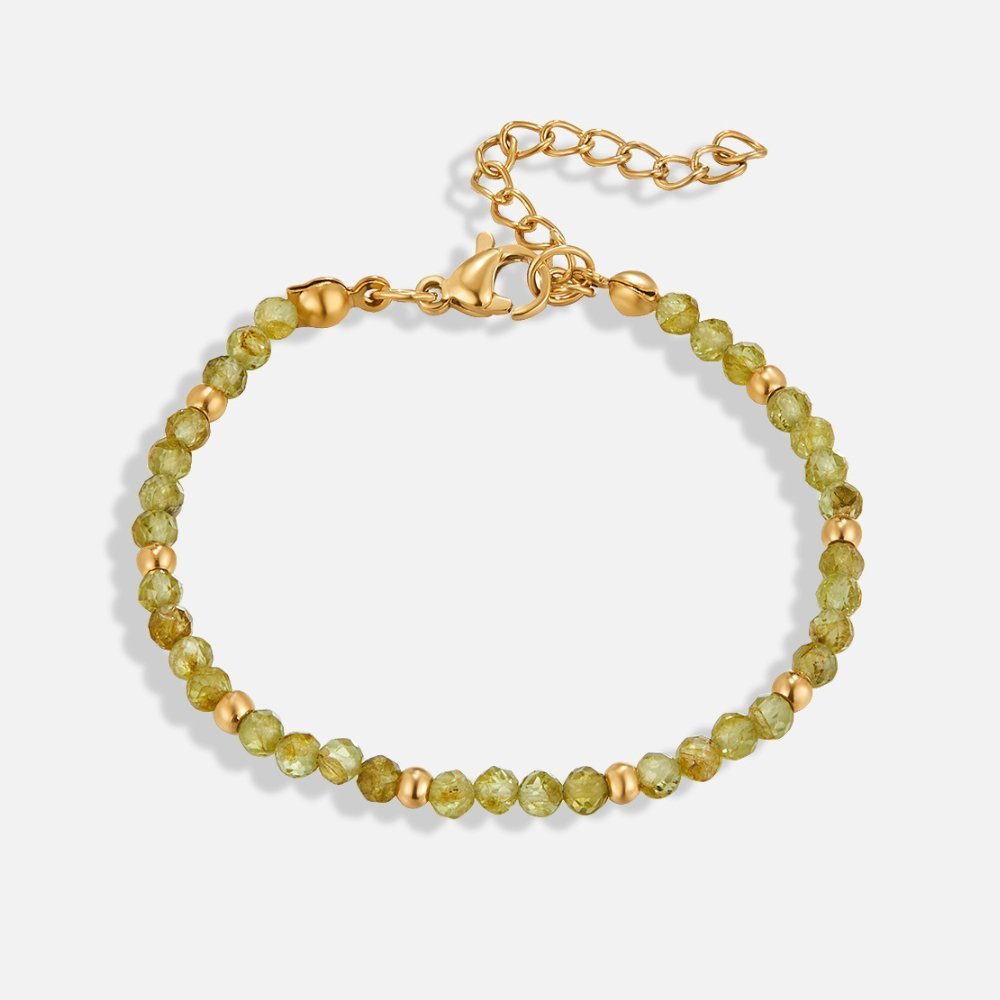 Sylvie Peridot Bead Bracelet - NAVALLIBracelet