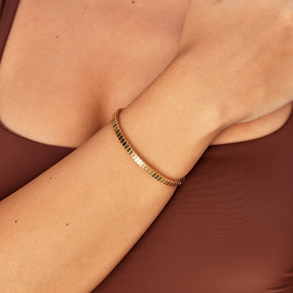Tara Gold Bangle - My StoreBracelet