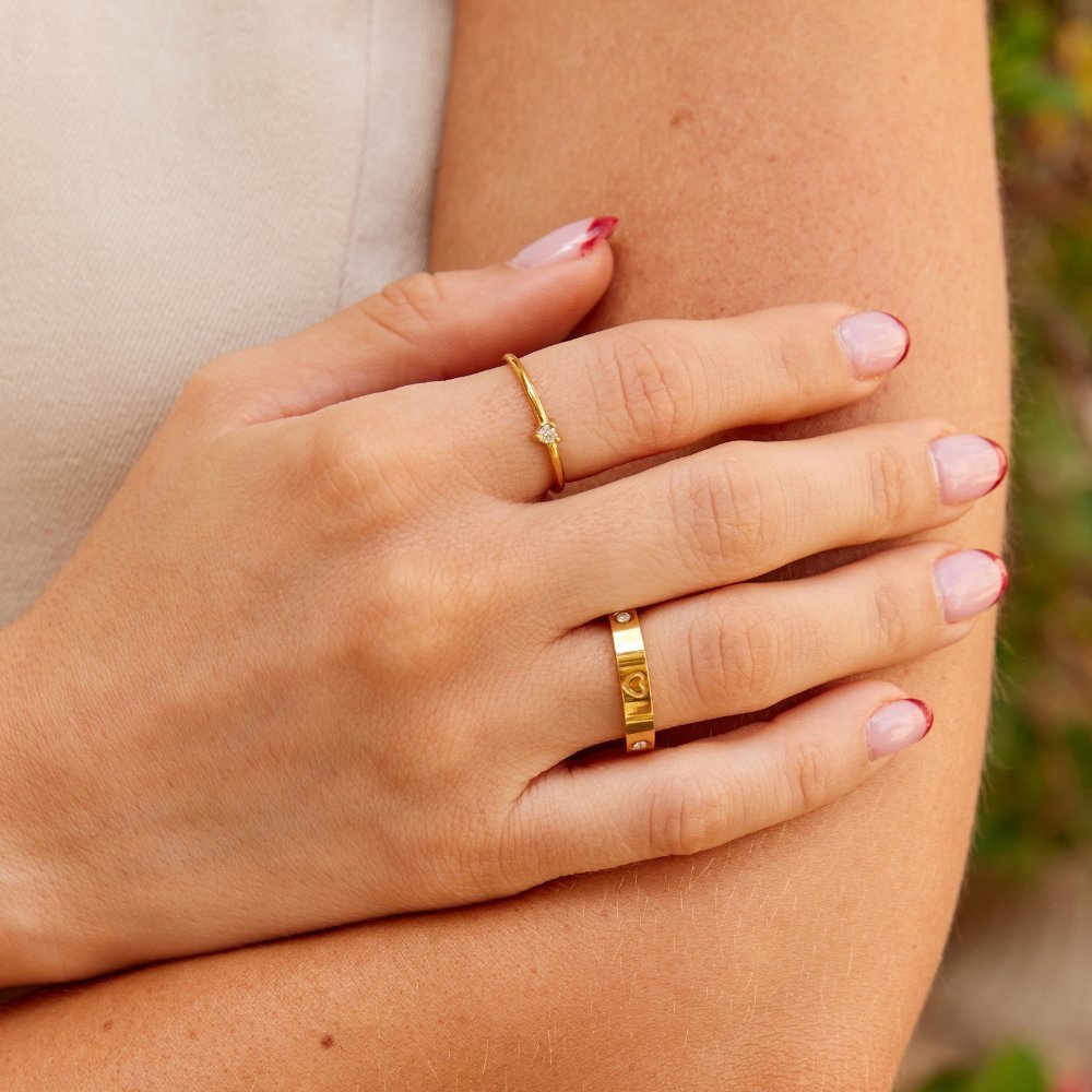 Thalia Heart Ring - NAVALLIRing